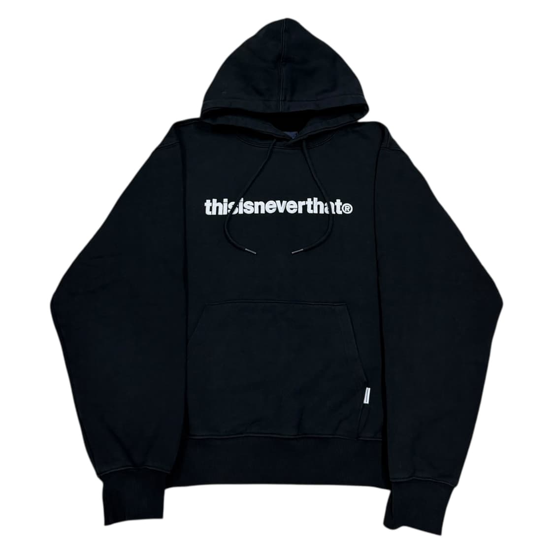 디스이즈네버댓 T로고 스웻 후드티 블랙 M 상품이미지1