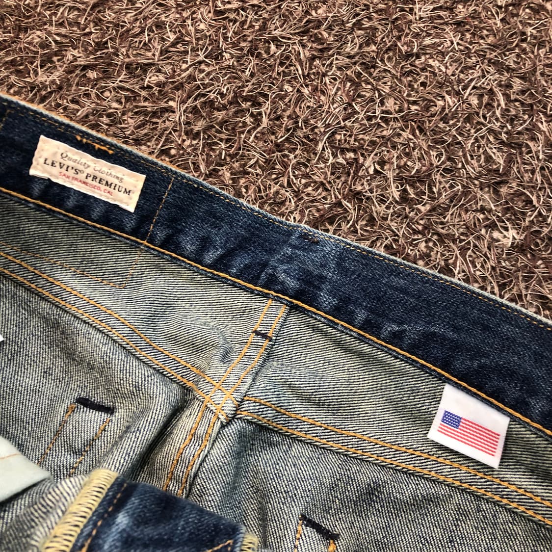 리바이스 빅E 505 워싱 데님 팬츠 상품이미지7