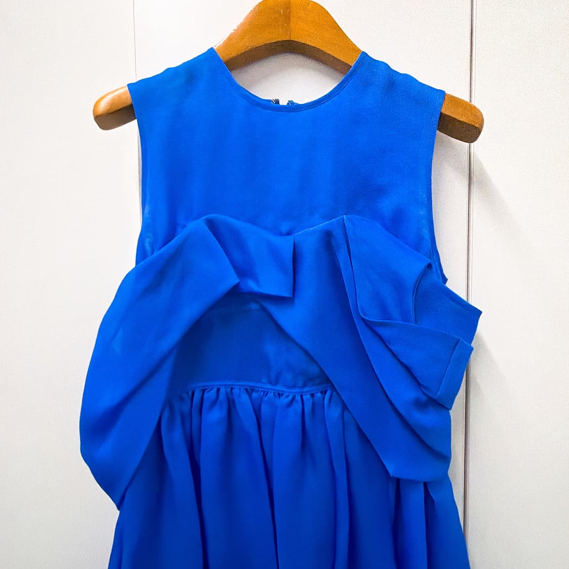 (정품/새상품) 세실리에 반센 여성 블루 실크 시드니 드레스 상품이미지2