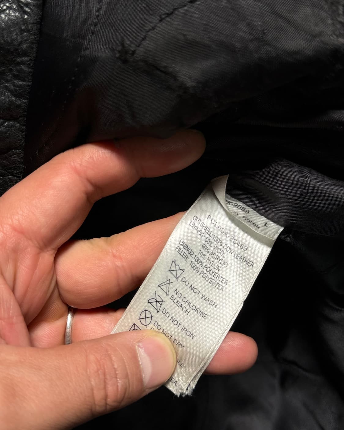 90-00‘s 리바이스 카우하이드 카코트 L 상품이미지6