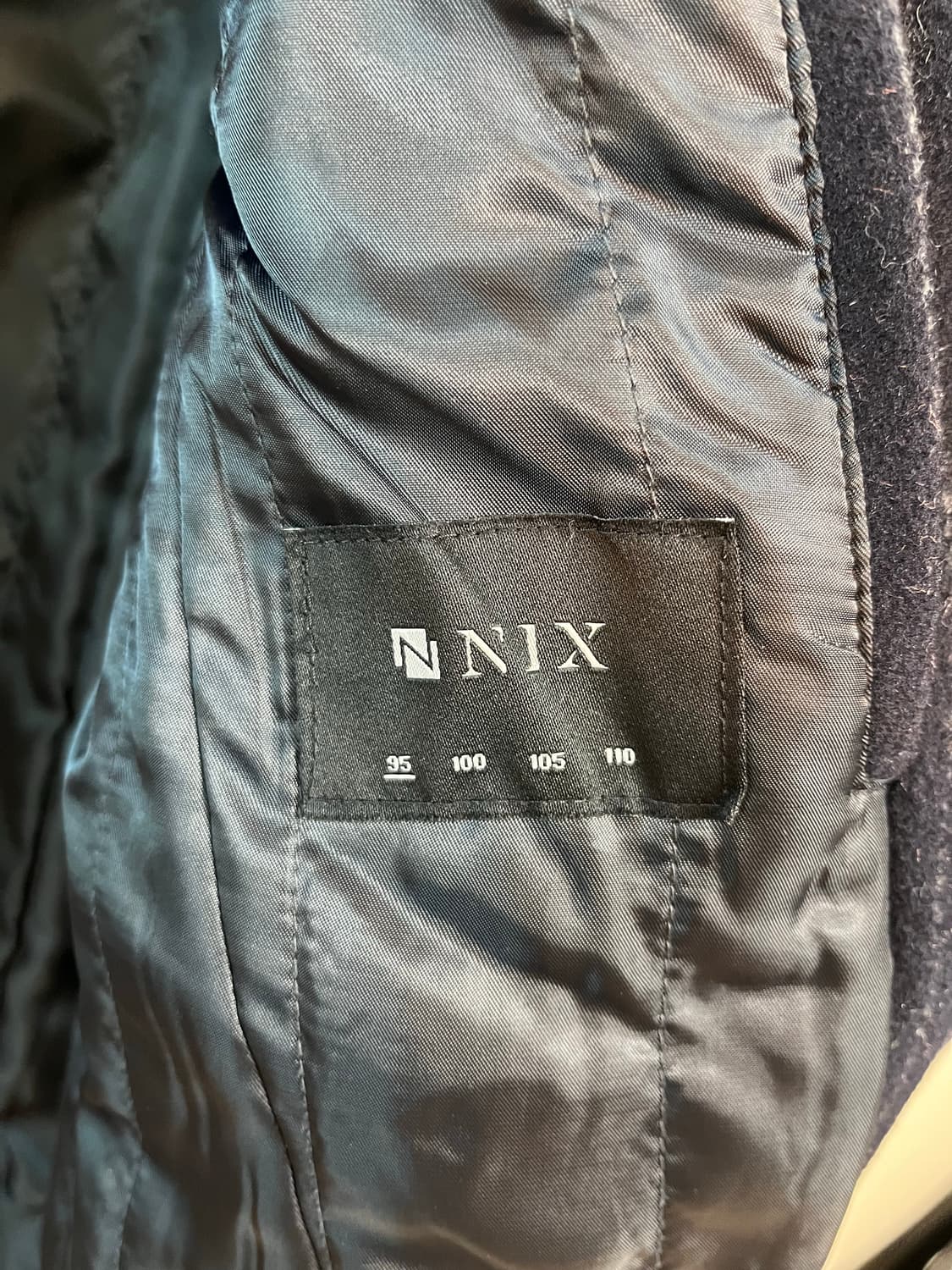 NIX 네이비 스트라이프 코트 95 상품이미지5