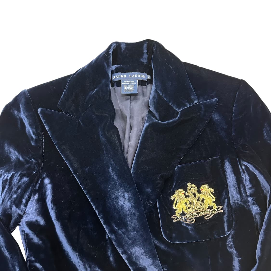 랄프로렌 여성 벨벳 블레이져 상품이미지2