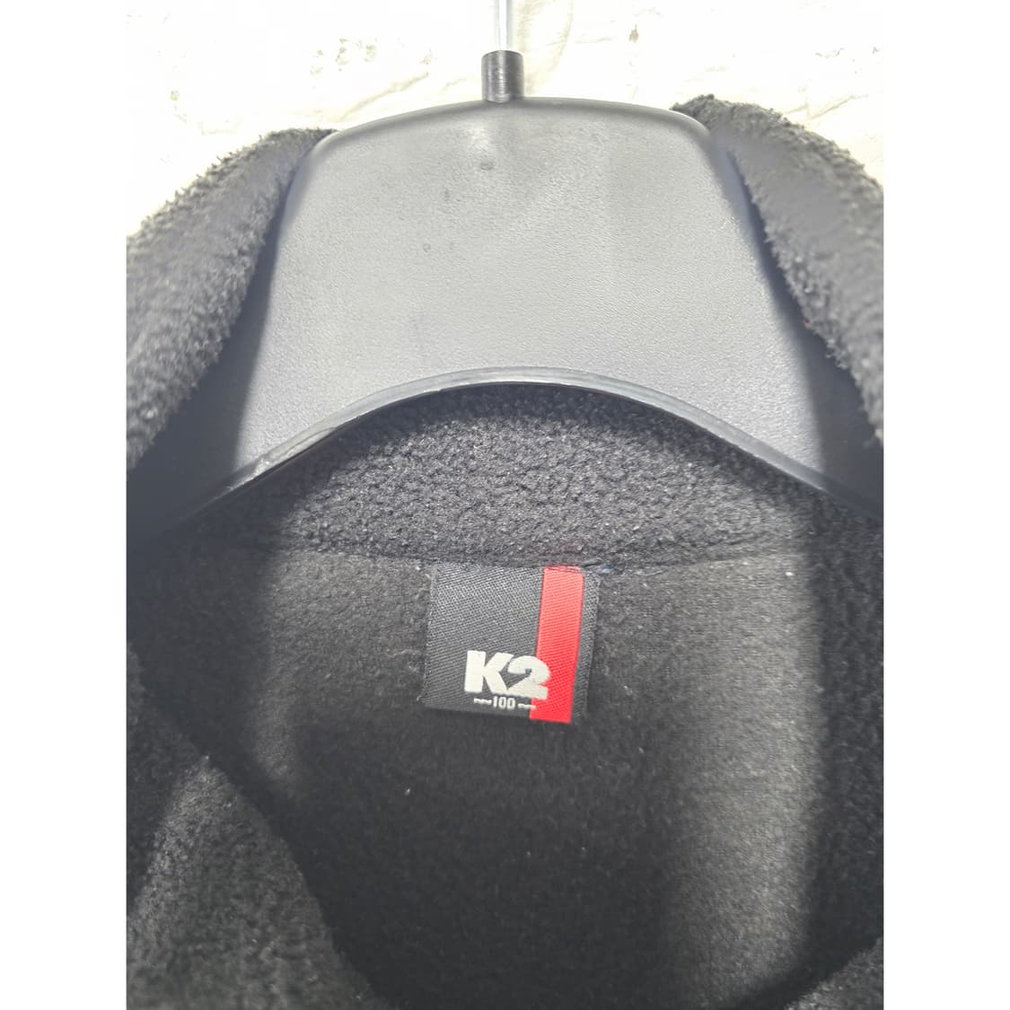 택포) K2 검정색 플리스 후리스 100 상품이미지2