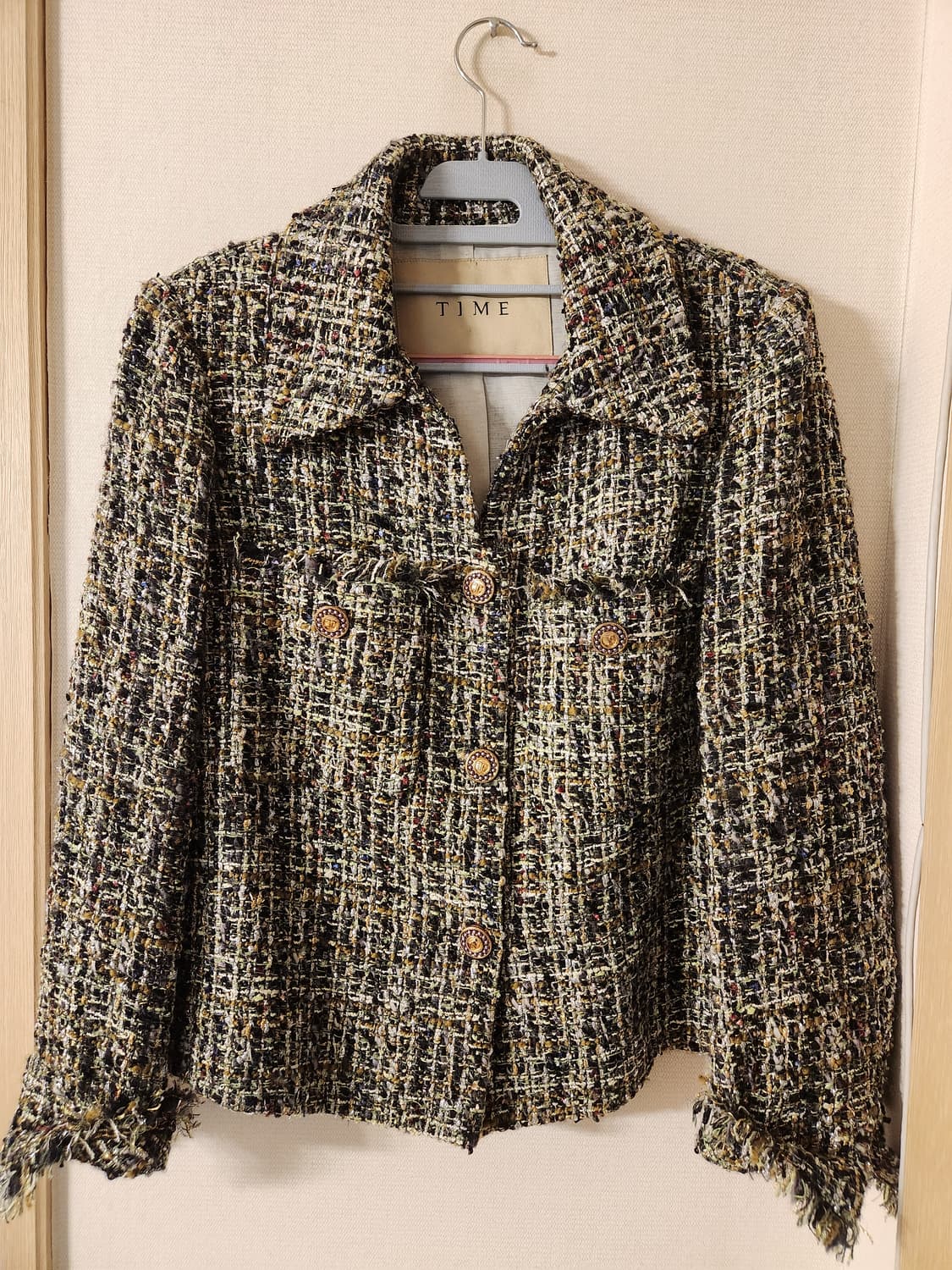 Time 글리터 트위드 자켓 상품이미지2