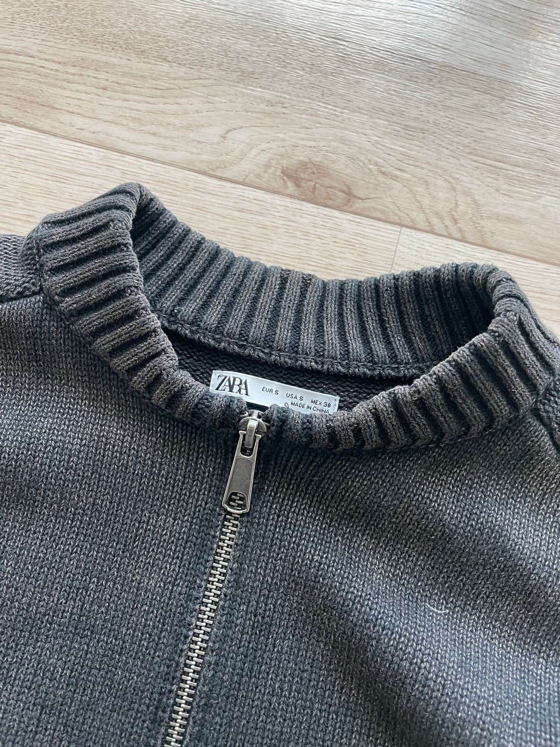 자라 집업가디건 상품이미지5