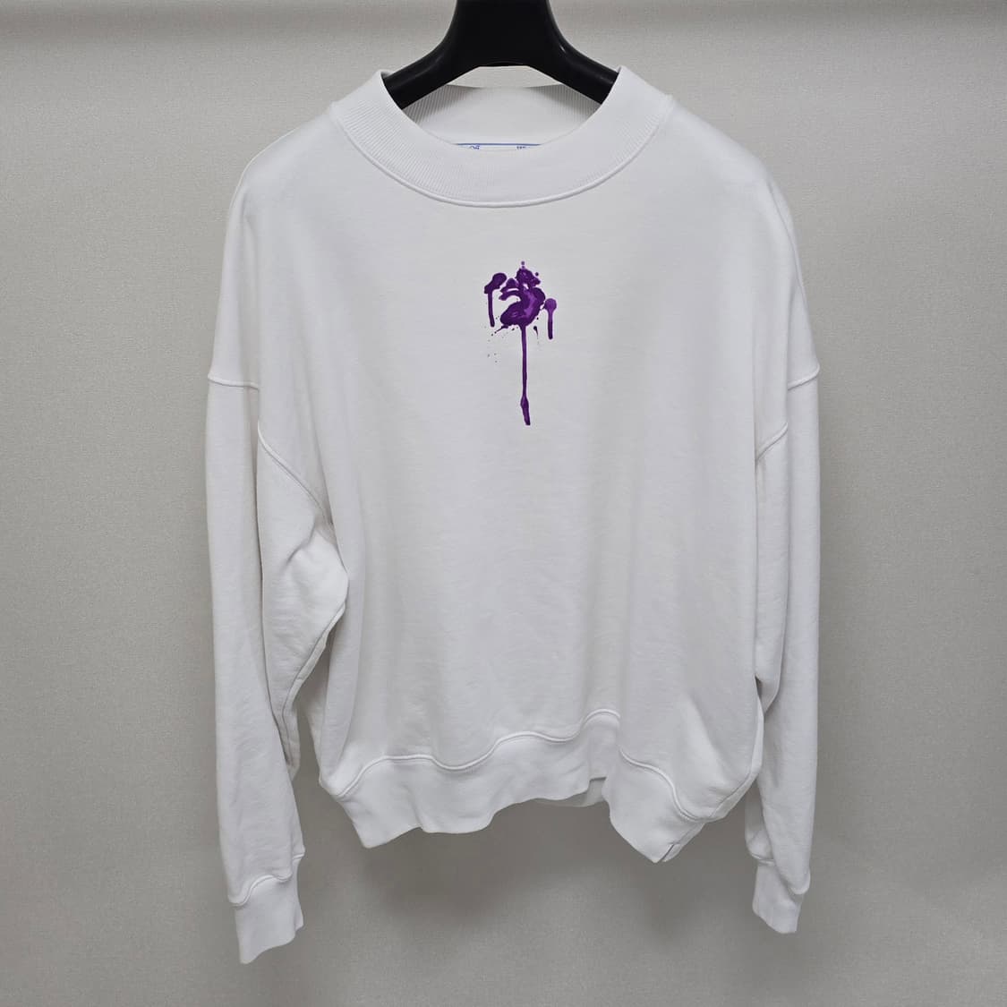 오프화이트 로고 맨투맨 xxs사이즈 95 판매 상품이미지1