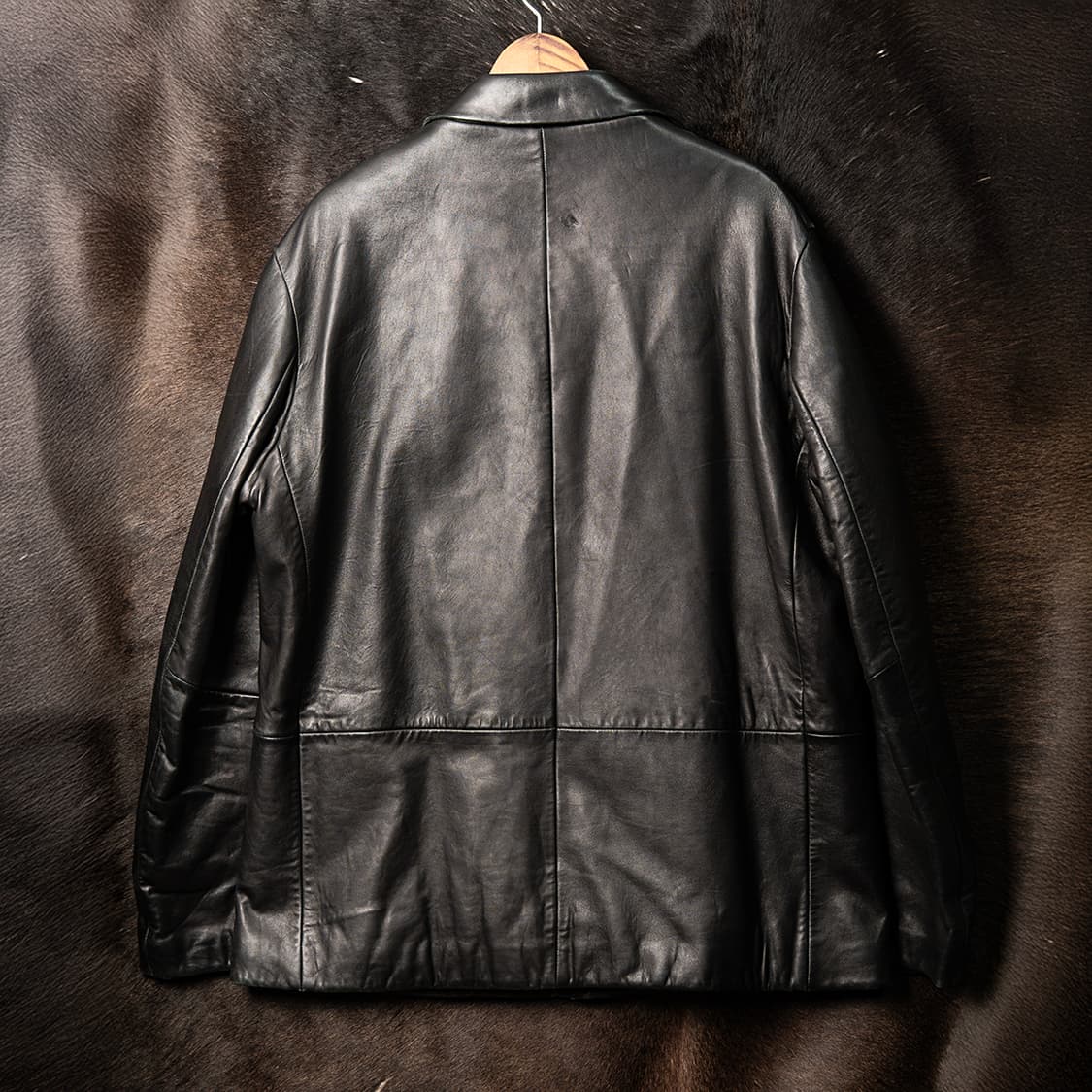 [107] 00s 휴고보스 HUGO BOSS 램스킨 레더자켓 블랙  상품이미지6