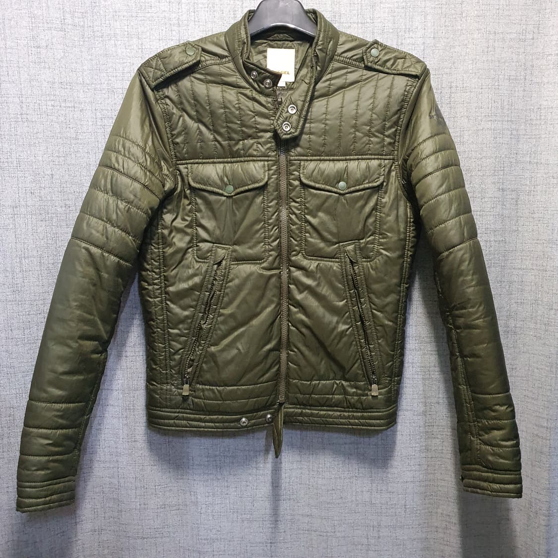 디젤 유틸리티 바이커 경량 패딩 자켓  상품이미지1