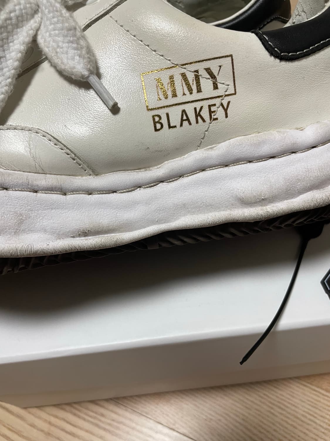 미하라 야스히로 블레이키 레더 화이트 (43) 상품이미지4