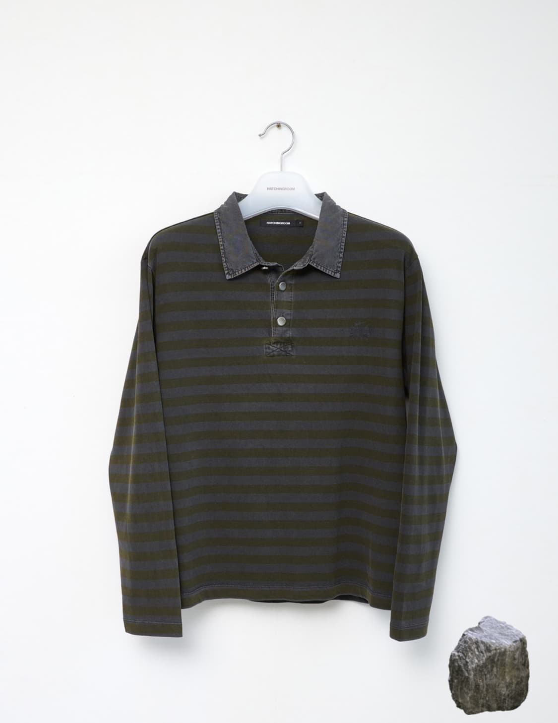 해칭룸 vtg 스트라이프 폴로티 yellow 상품이미지1