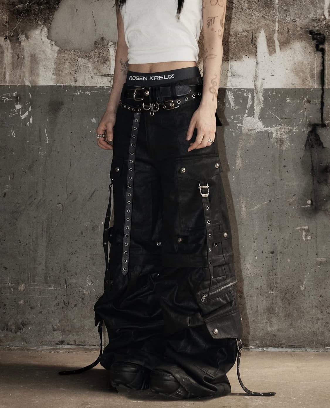 rosenkreuz leather pants 상품이미지1