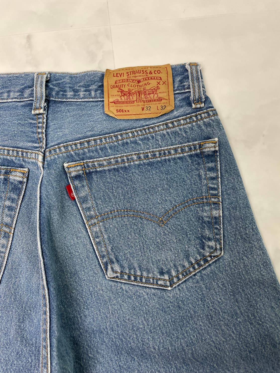 90s USA 빈티지 리바이스 501xx [W32W32] 상품이미지5