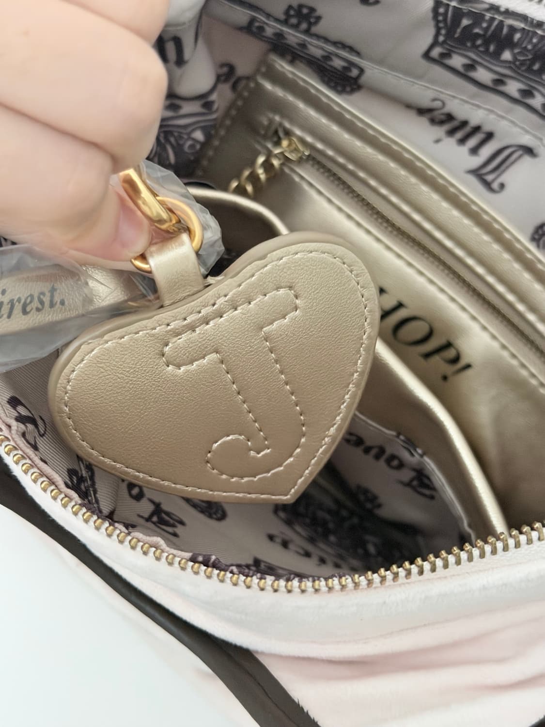 쥬시꾸뛰르 핸드백 하우스 오브 쥬시 베이비핑크 상품이미지6