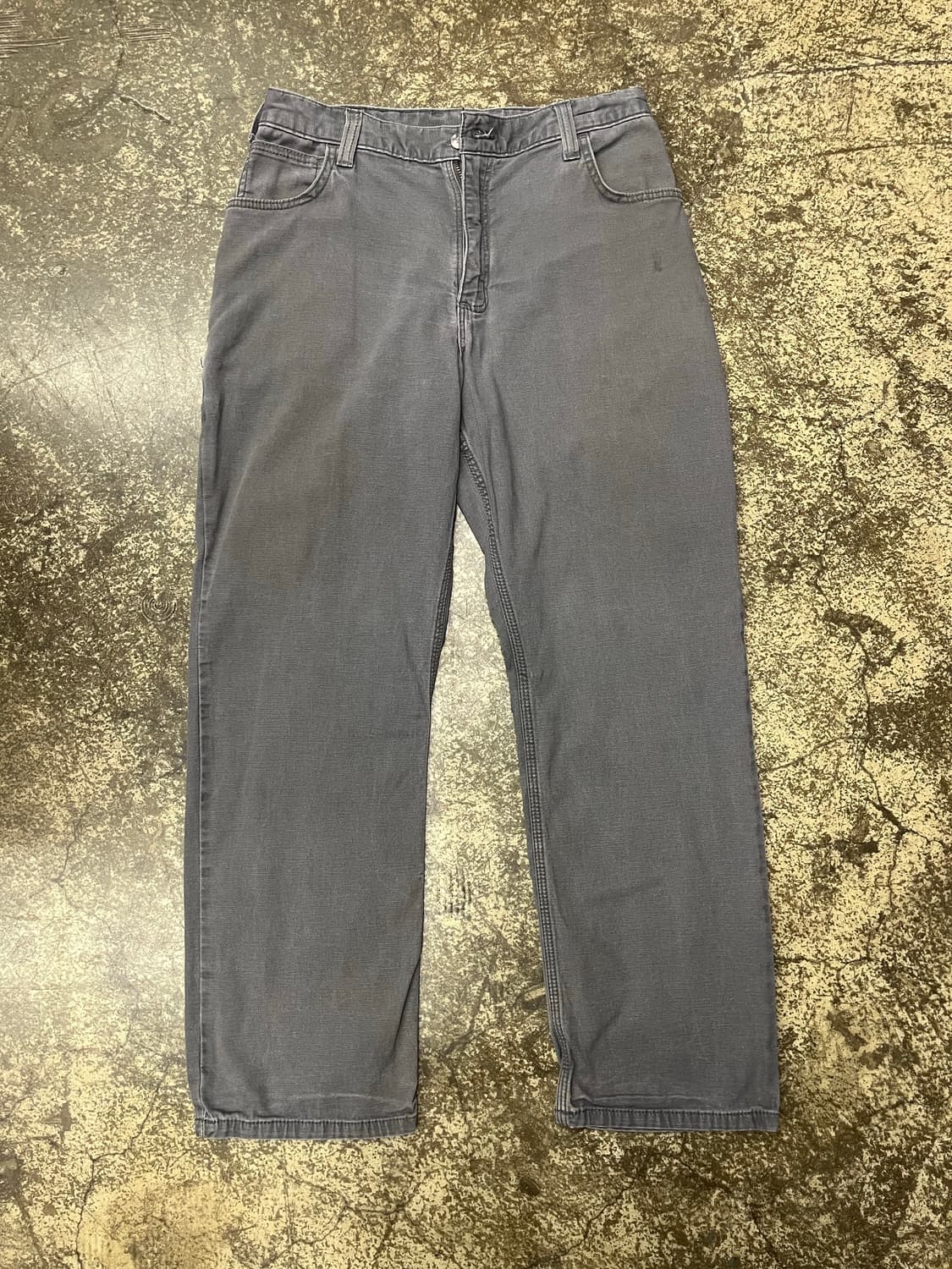 10s 칼하트 싱글니 카펜터 팬츠 그레이 상품이미지3