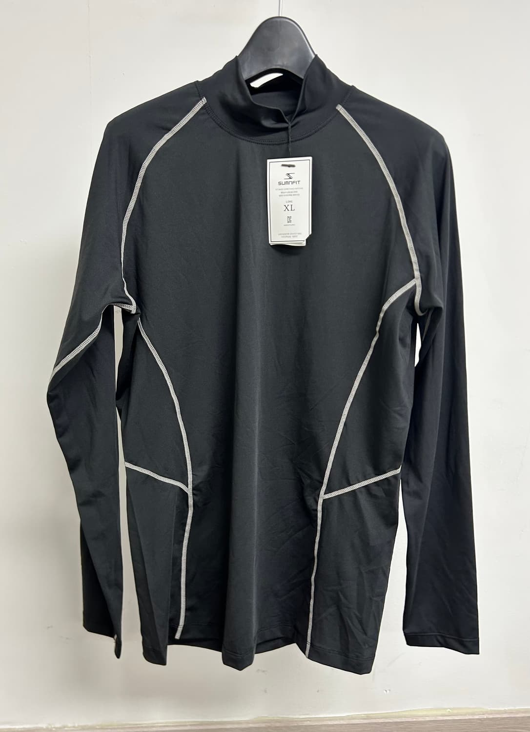 SUITFIT 기능성 쿨론티셔츠 블랙 XL 상품이미지1