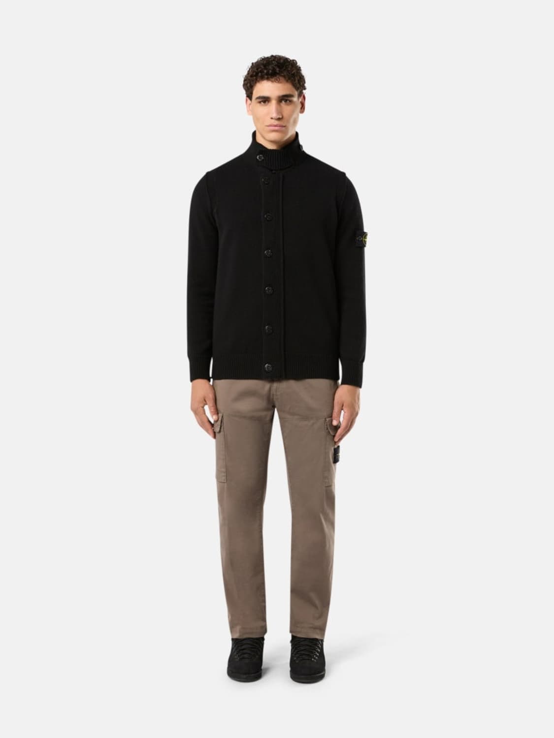 스톤아일랜드 하이넥 울 가디건 상품이미지10