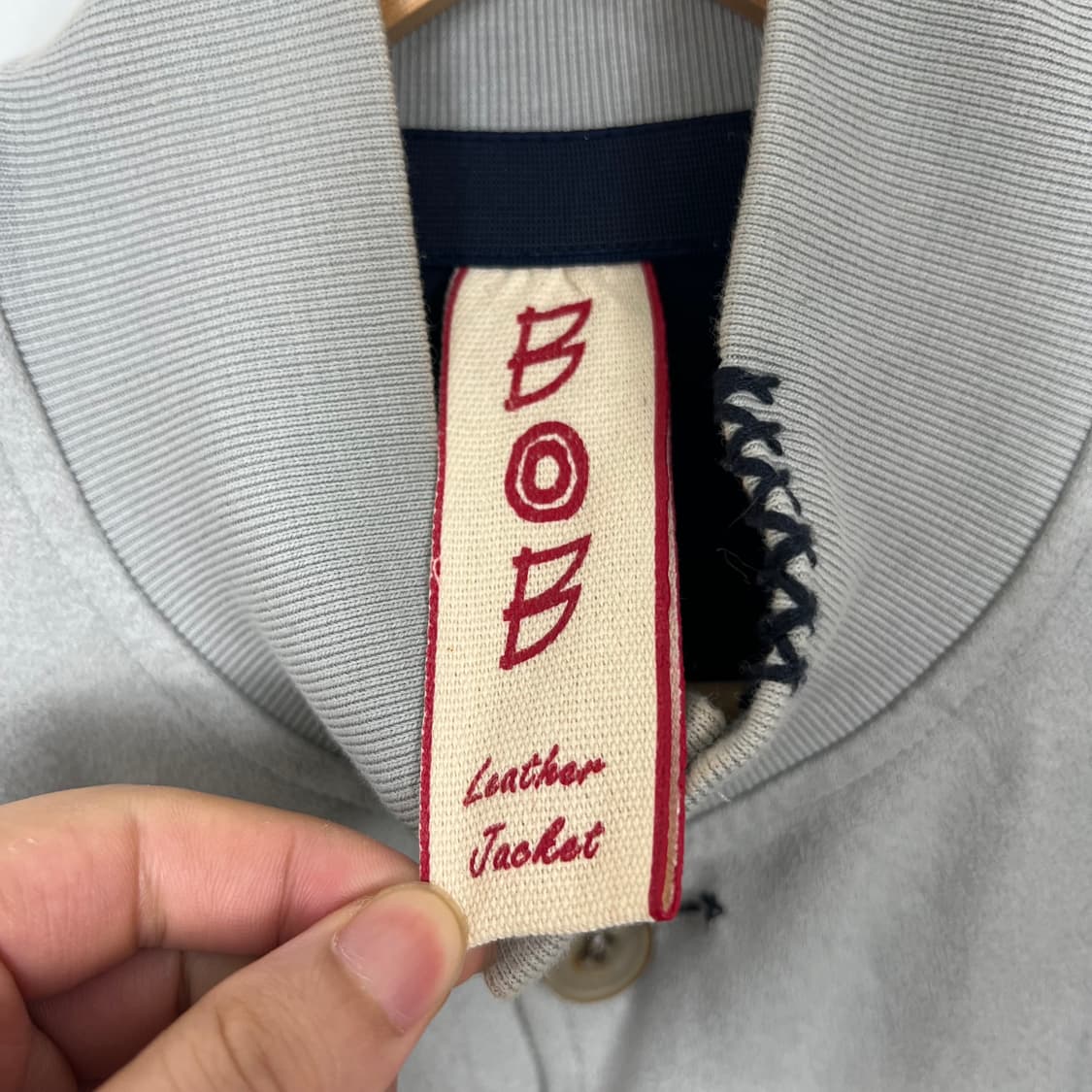 BOB Italy 스티치 스웨이드 버튼 자켓 상품이미지6