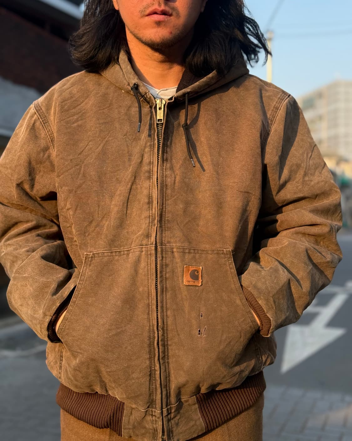 00‘s 칼하트 J130 CHT 액티브 자켓 L 상품이미지8