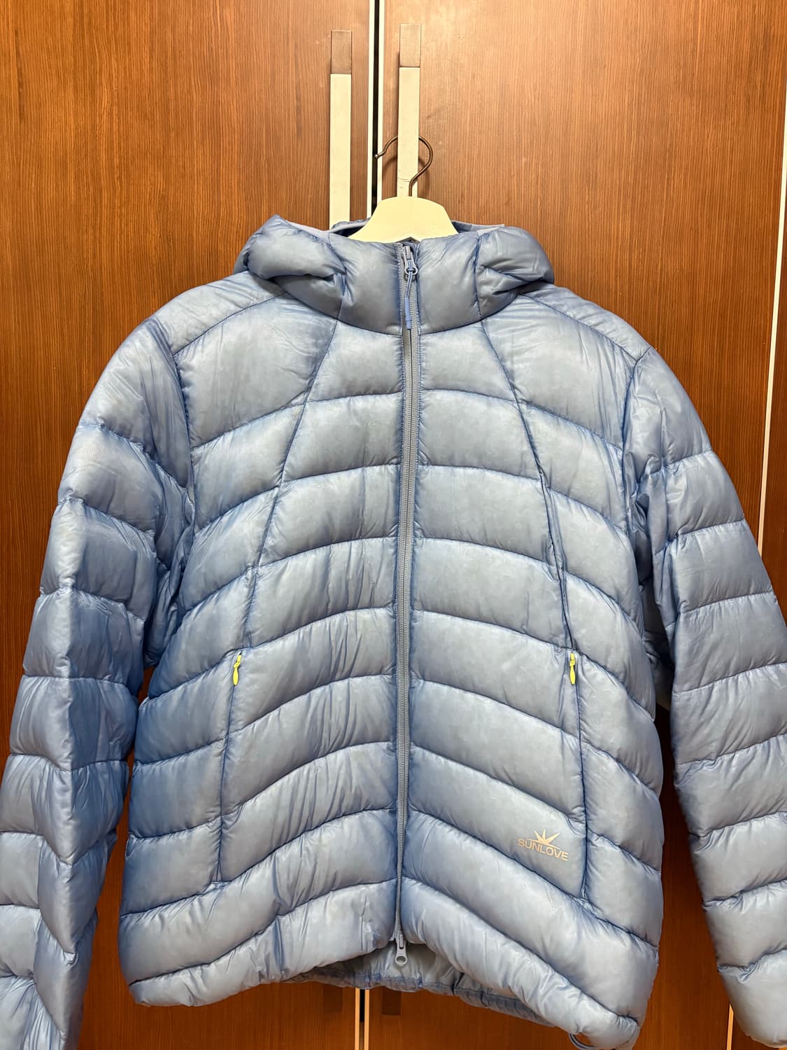 썬러브 경량패딩 라이트블루 L 상품이미지1