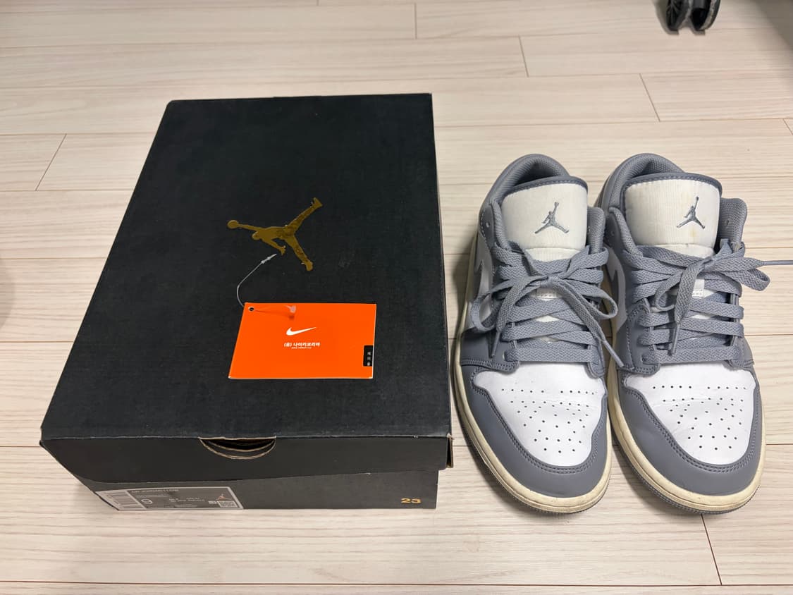 [270] 조던 1 로우 스텔스 앤 화이트 팜니다. 상품이미지1