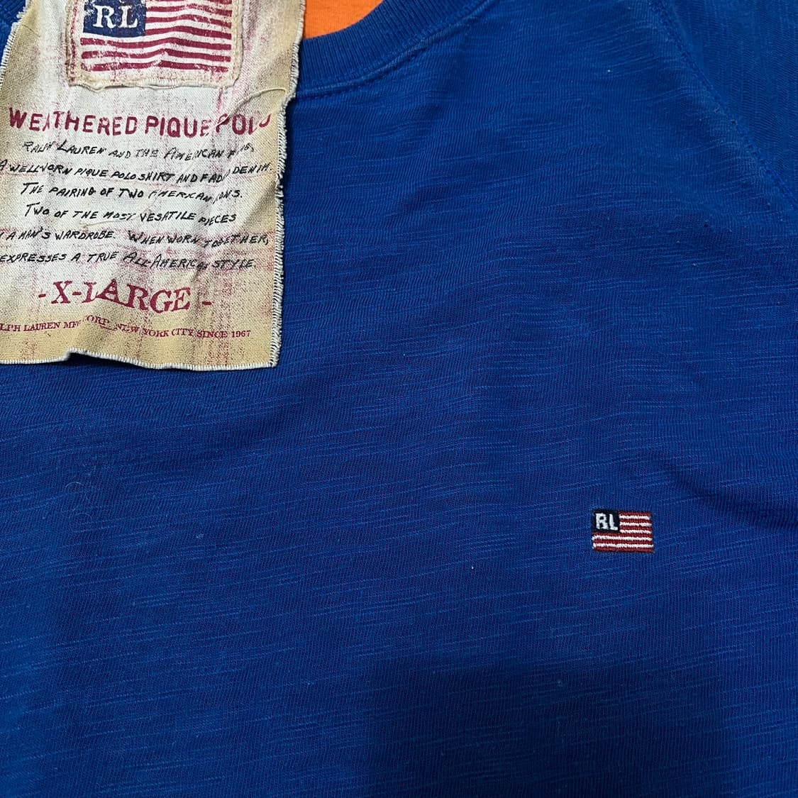 폴로 랄프로렌 USA 빈티지 롱슬리브 긴팔티 XL(105) 상품이미지5