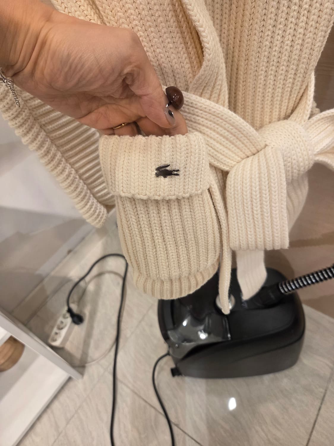 라코스테 울 니트 라운지 가디건 상품이미지4