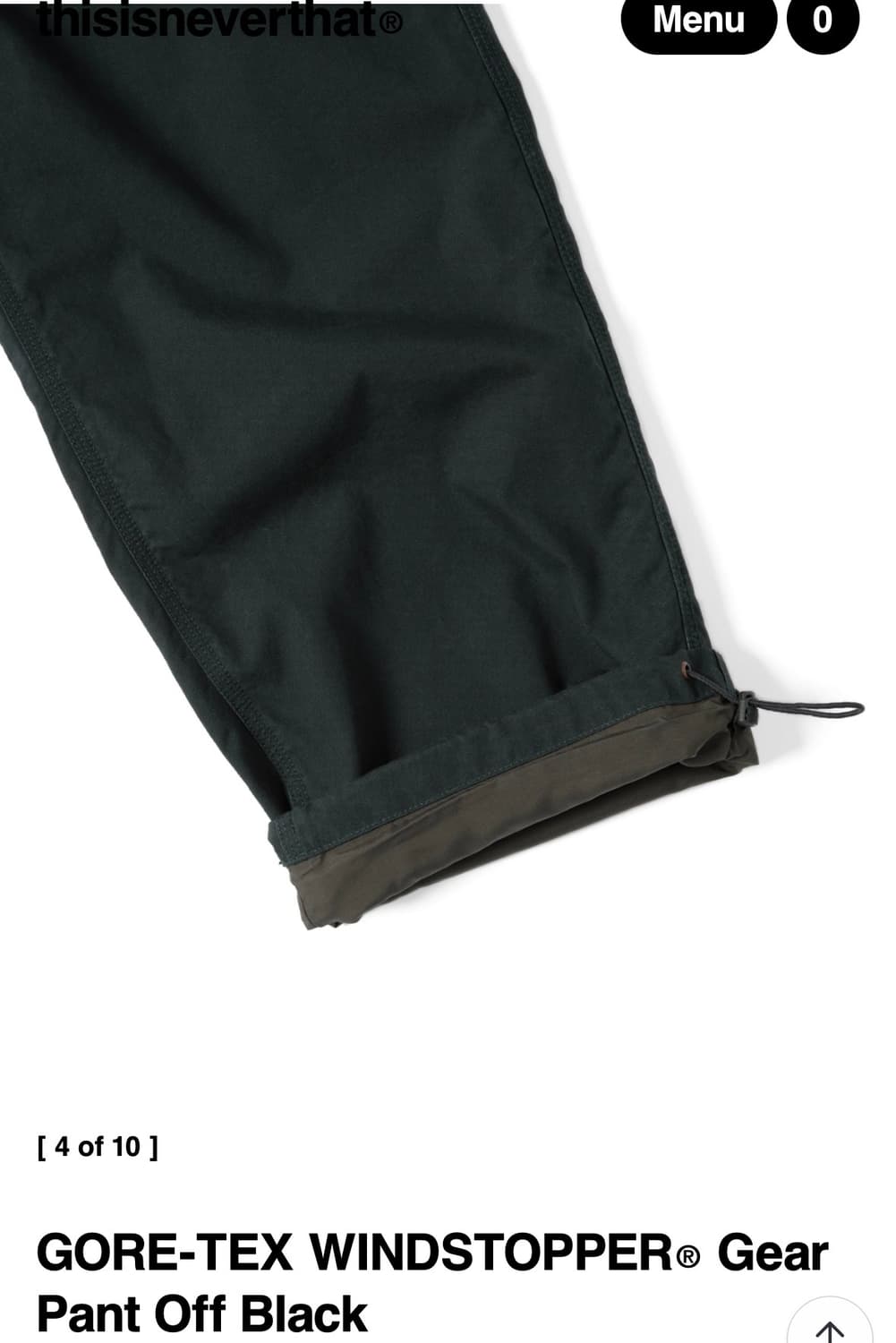 this is never that gore tex windstopper 상품이미지2