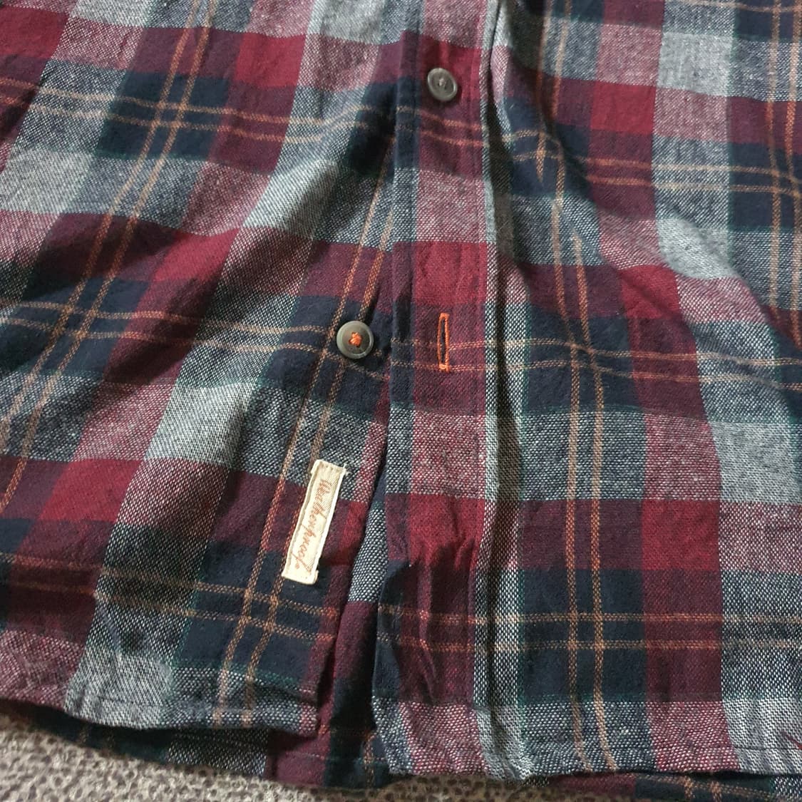 미국 수입 플란넬 체크 셔츠 no.7 상품이미지5