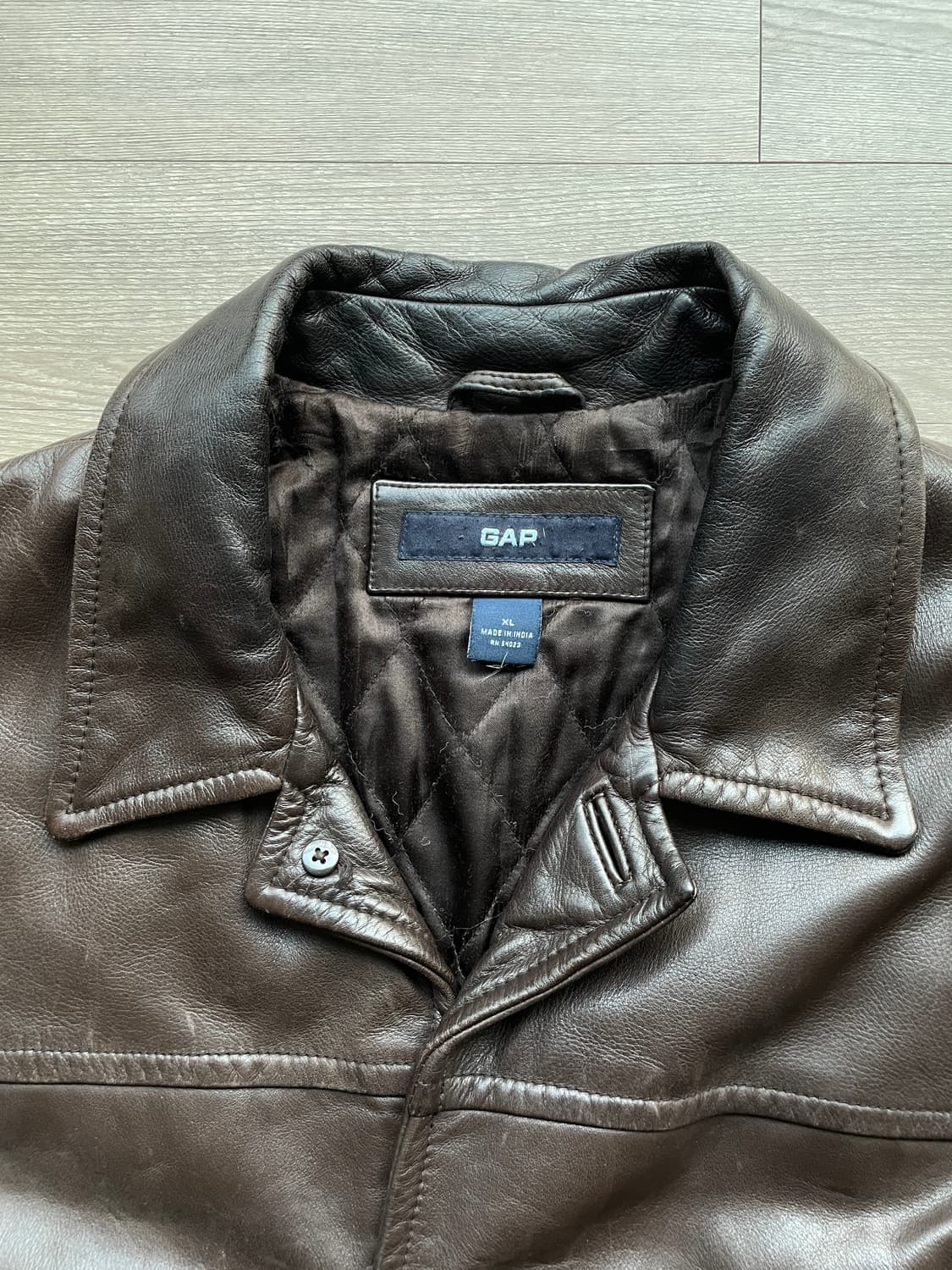 90s 올드갭 레더 카코트 브라운 gap carcoat 상품이미지3