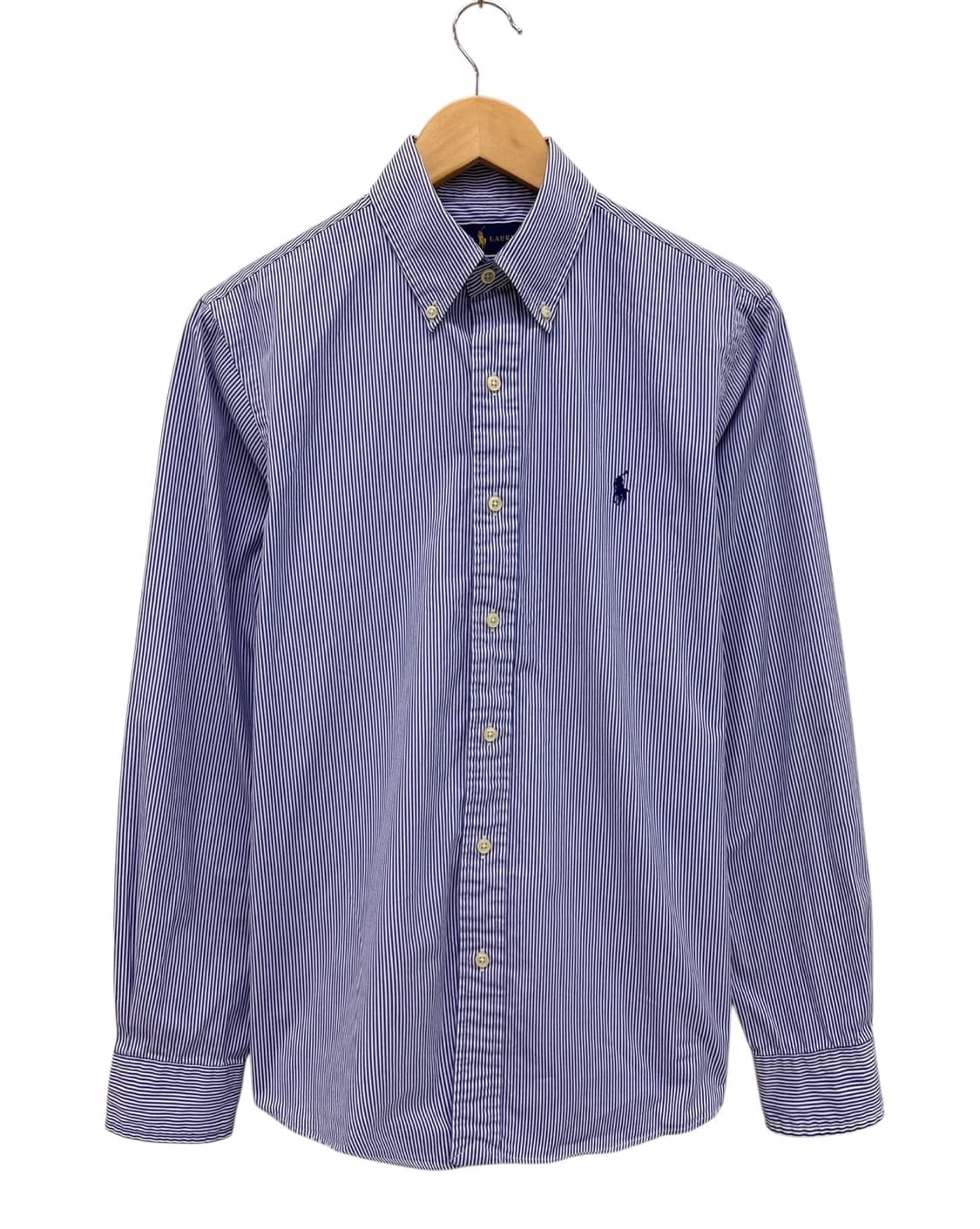 폴로 클래식핏 줄무늬 셔츠 화이트&블루네이비 (S) 상품이미지1