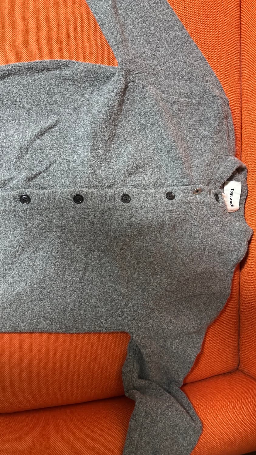 토니웩 알파카 가디건 멜란지그레이 M 상품이미지2