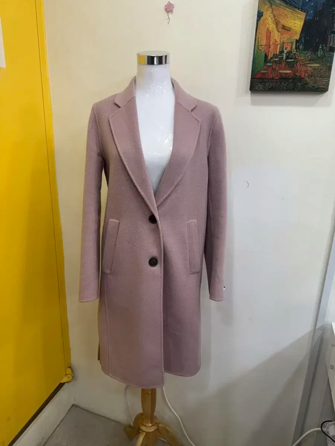 로엠 울100% 핸드메이드 코트 상품이미지2