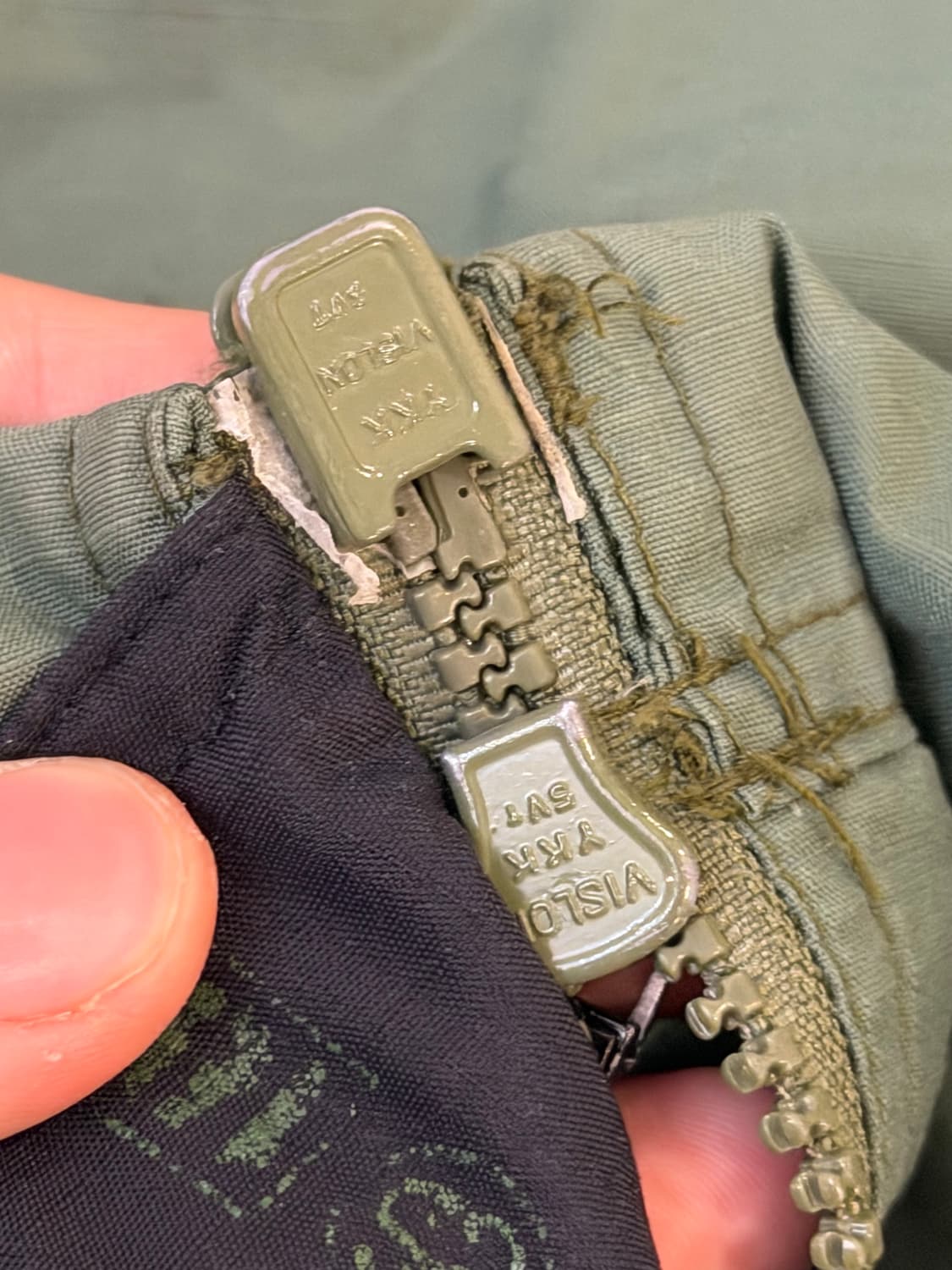 90s 스투시 아카이브 M65 나일론 유틸리티 핕드자켓 올리브 상품이미지9