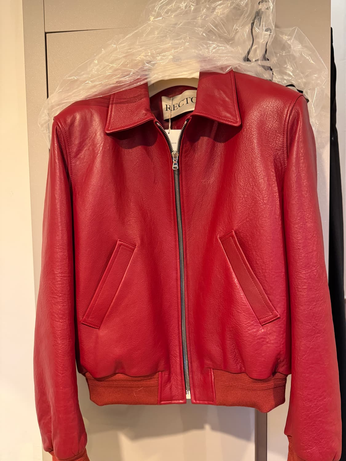 렉토 벤고트 레드 레더 L사이즈 새상품 상품이미지6