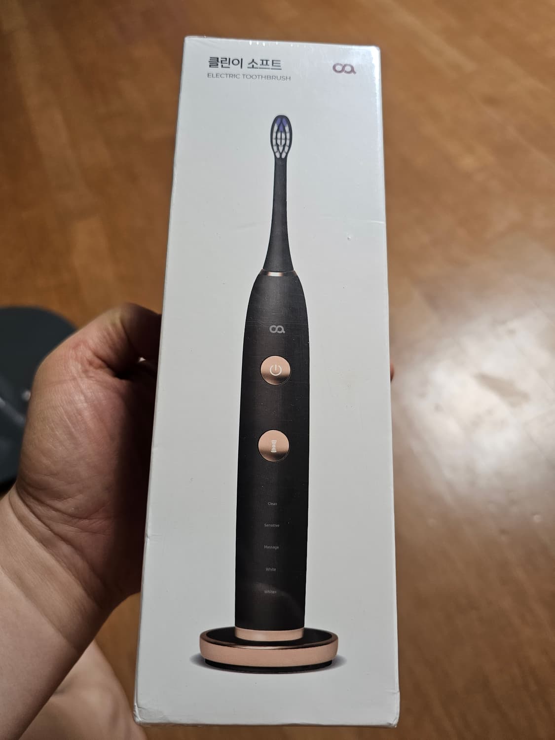 (새제품)오아 클린이소프트 전동칫솔 블랙 상품이미지1