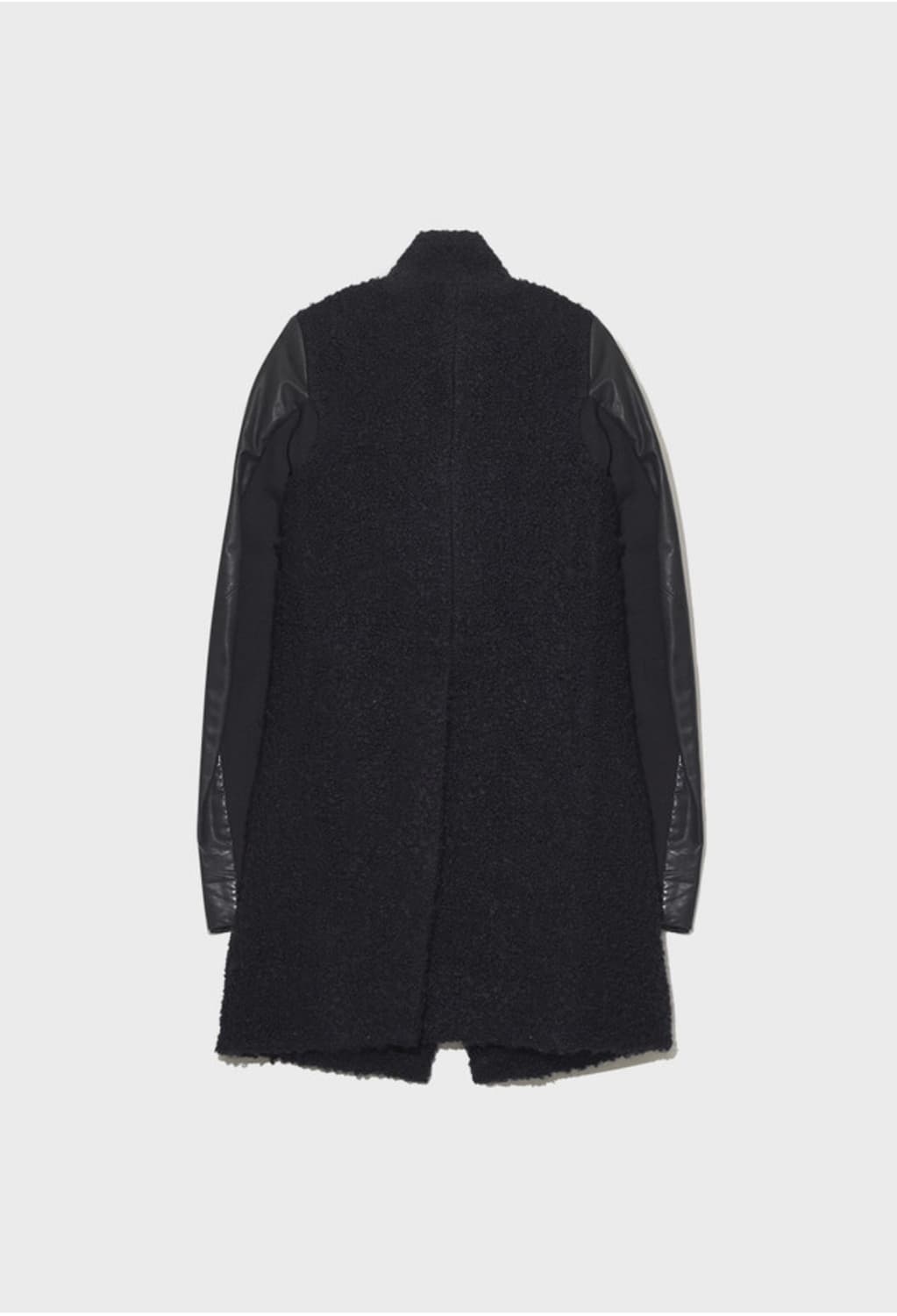 모헤어 가죽소매 coat 상품이미지2