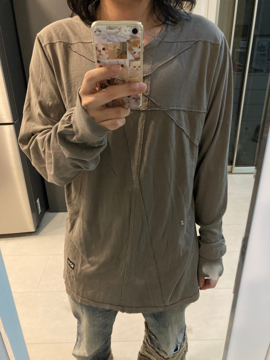 21ss 릭오웬스 펜타그램 롱슬리브 상품이미지8