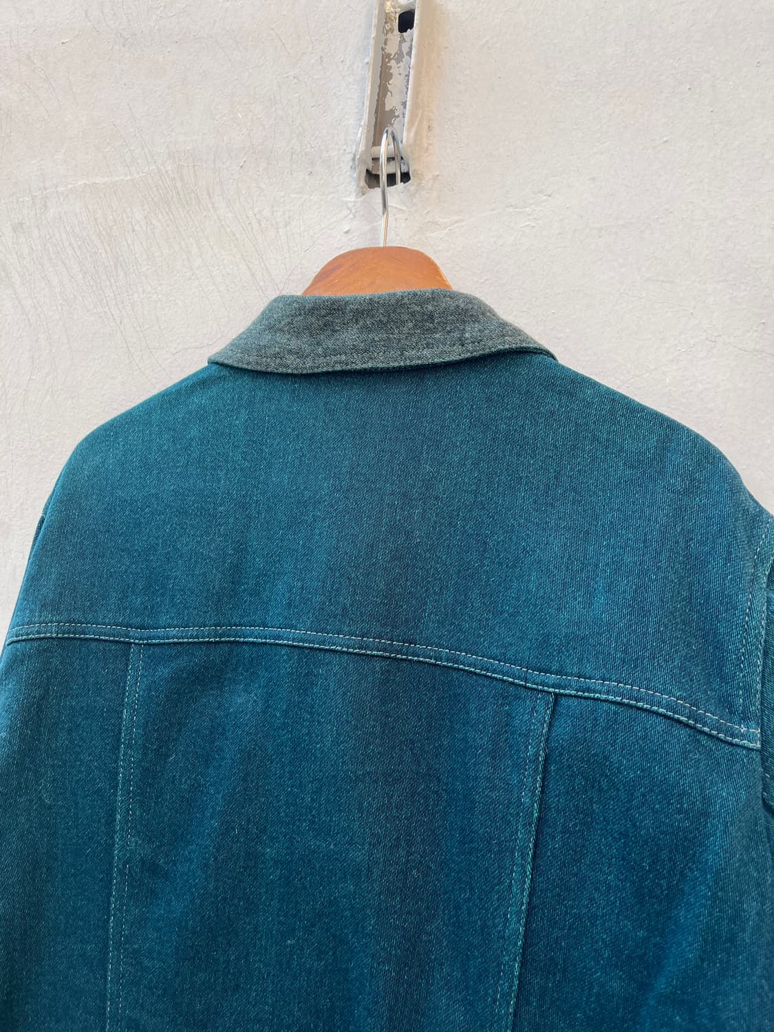 Vintage 카라 배색 코튼 자켓  상품이미지4