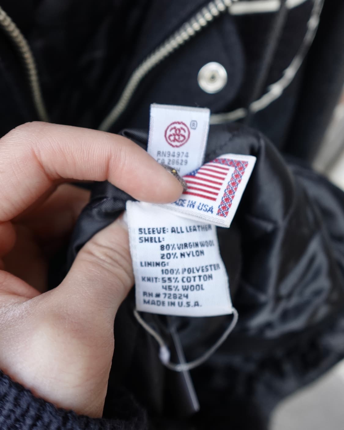 00s 스투시 어센틱 기어 후디드 바시티 (MADE IN USA) 상품이미지4