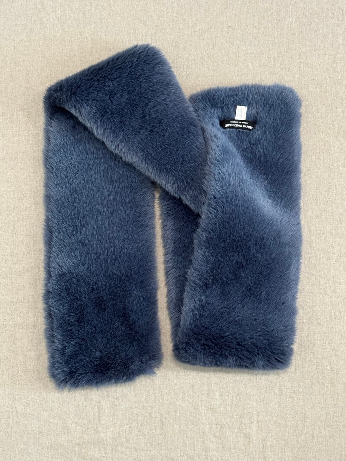 준야와타나베 블루 퍼 머플러 상품이미지2