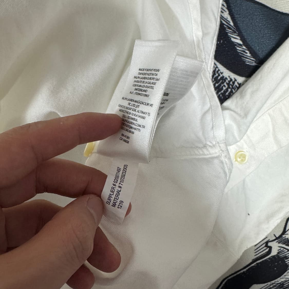 폴로랄프로렌 클래식핏 화이트셔츠 xs사이즈 상품이미지4