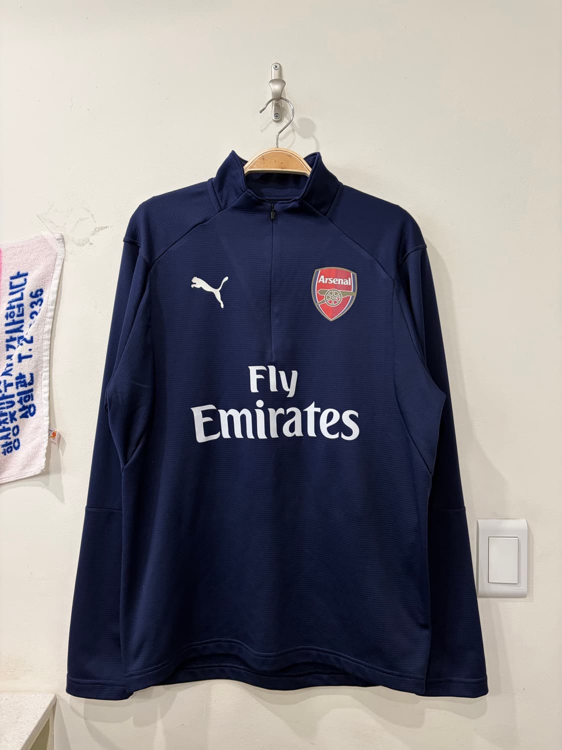 푸마 아스날 반집업 롱슬리브 상품이미지1