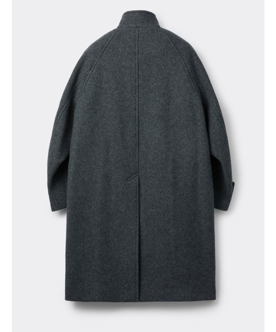 커스텀멜로우 Grey WoolHighneck Coat코트 상품이미지2