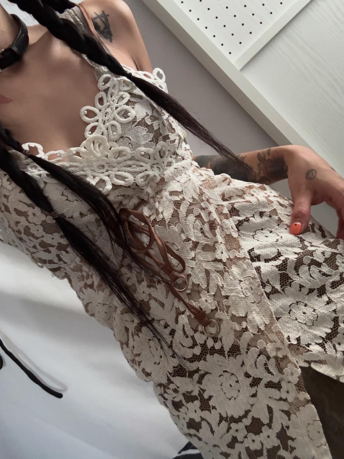 crochet lace dress 상품이미지2