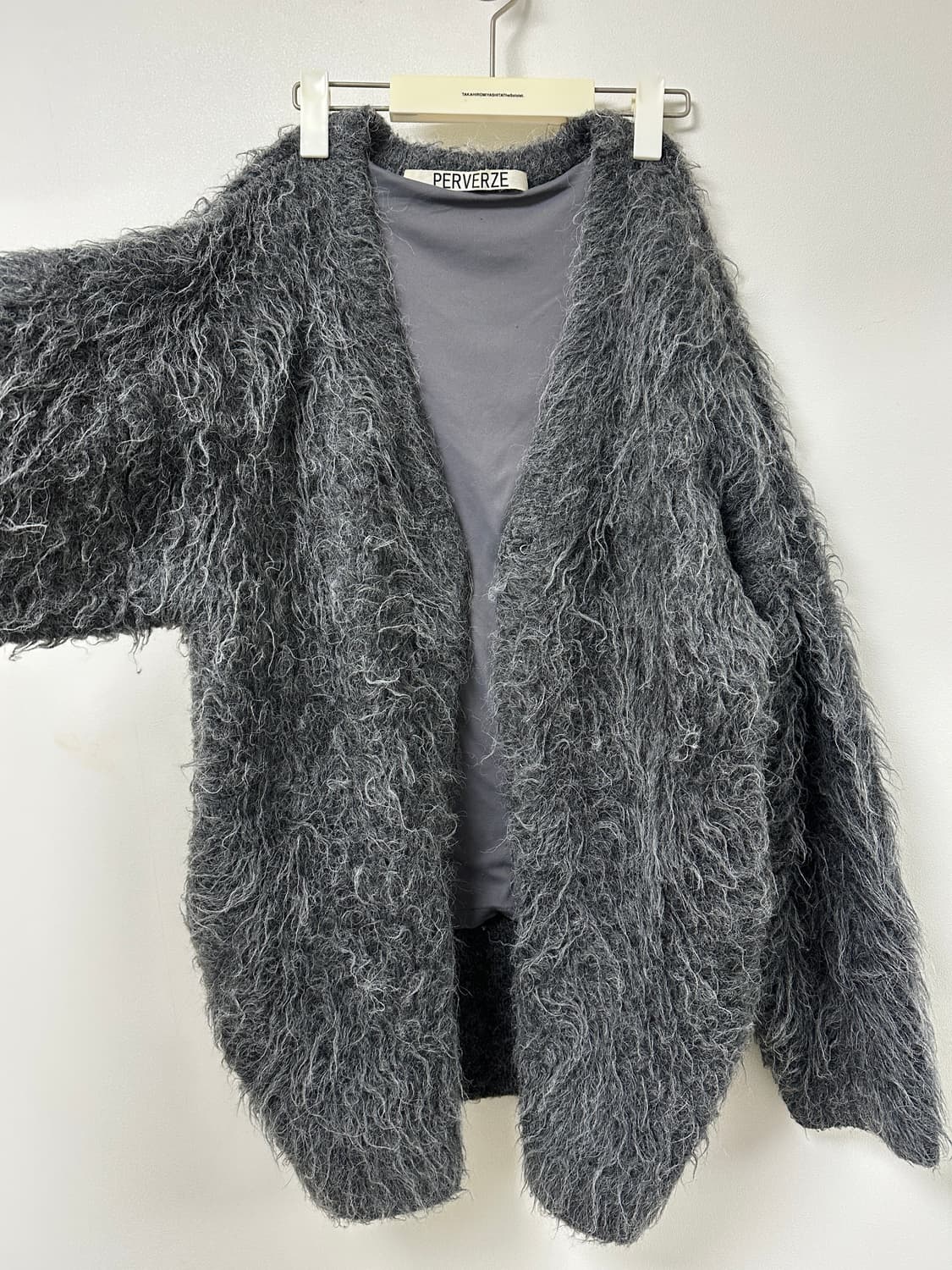 [퍼버즈] perverze wave crash knit cardigan 상품이미지4