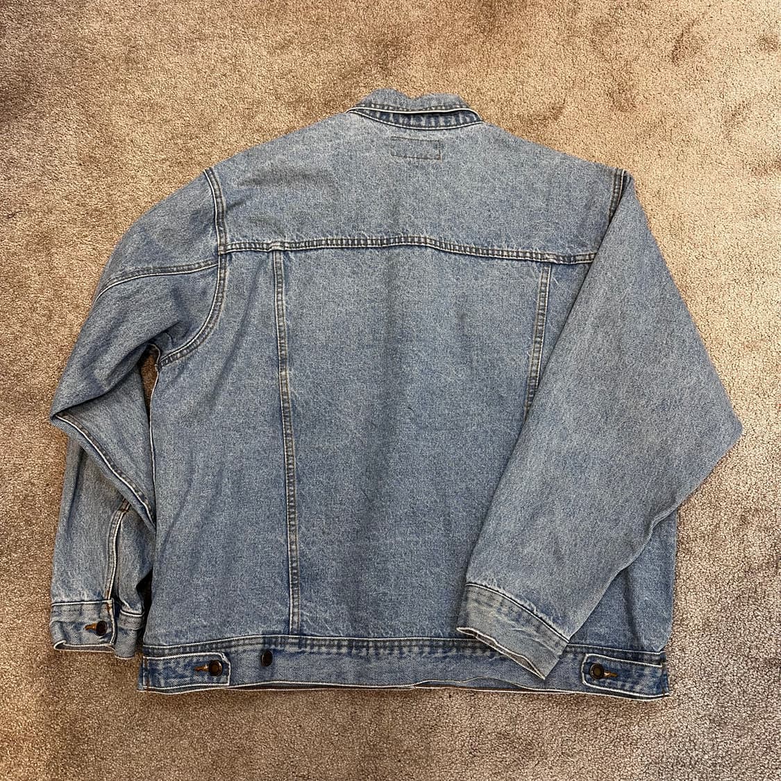 랭글러 USA 90s 연청 트러커 데님 자켓XL 상품이미지8