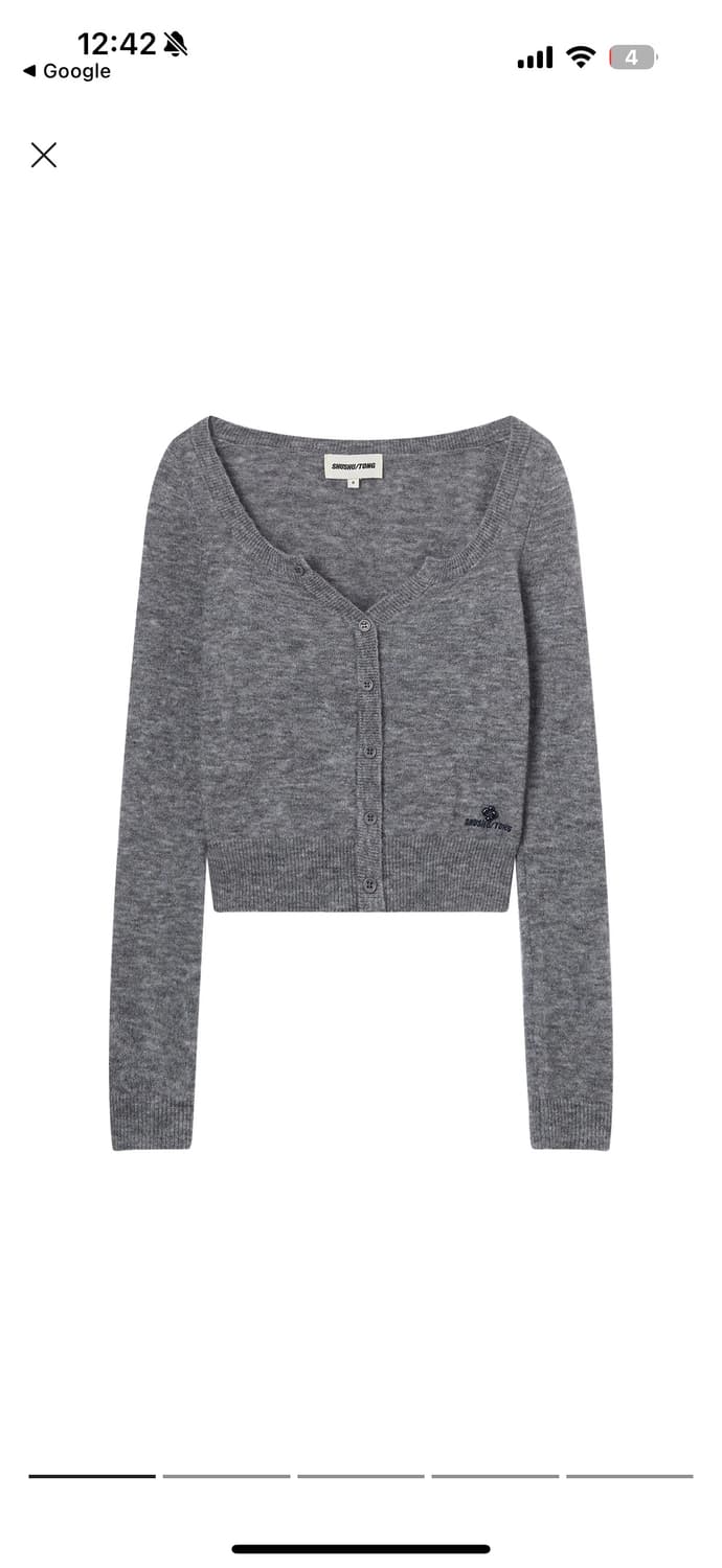 Shushu Tong 라운드넥 피트 가디건 상품이미지3