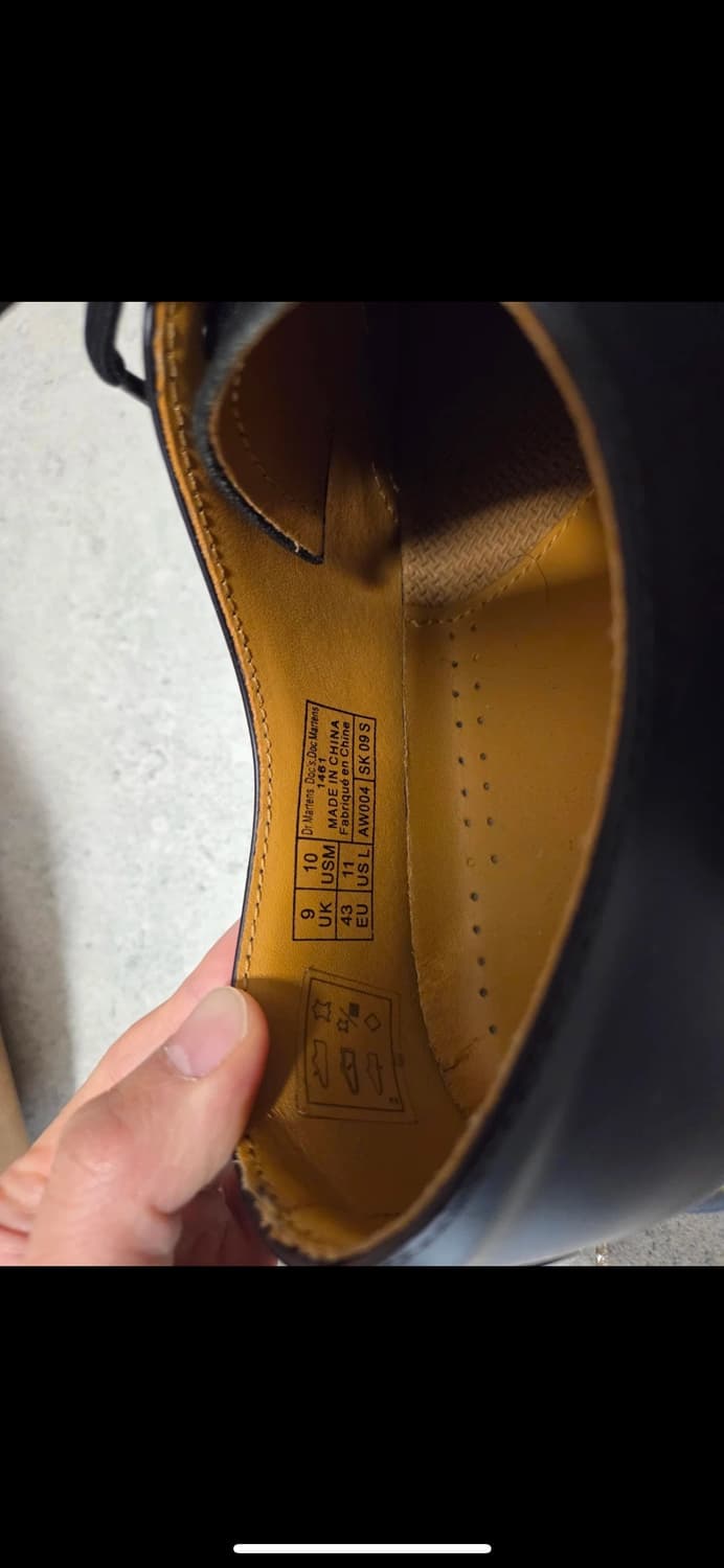 닥터마틴 스무스 1461 블랙 Uk9 상품이미지6