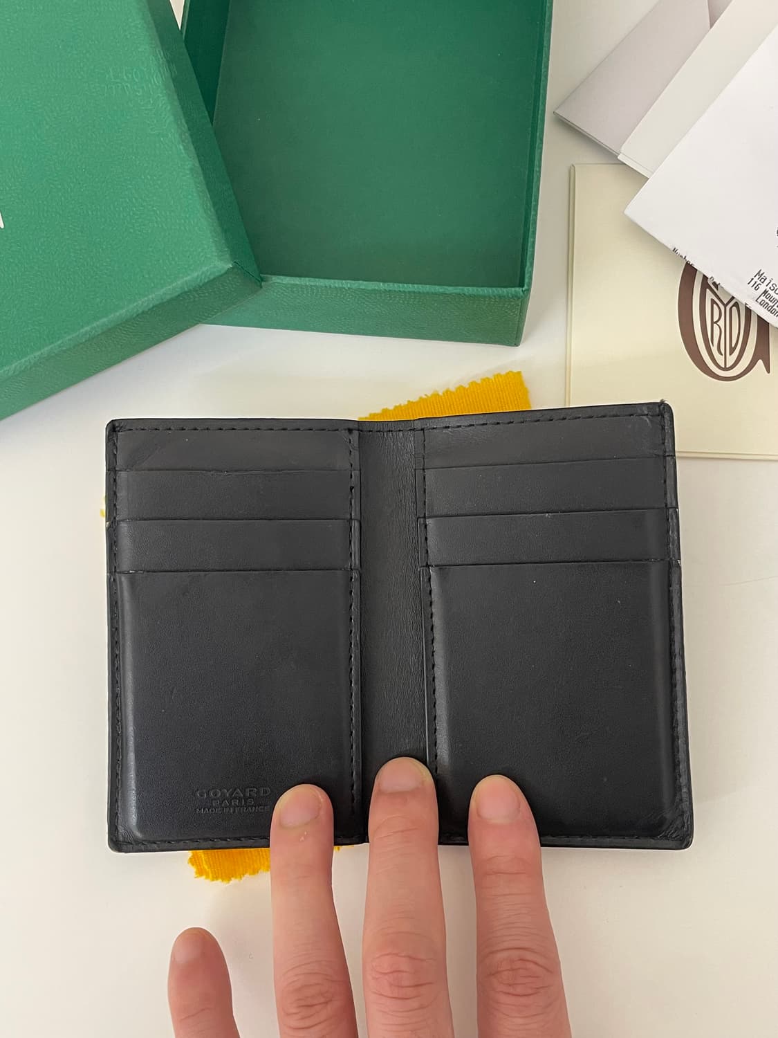 고야드 생피에르 오거나이저 카드지갑 블랙 상품이미지7