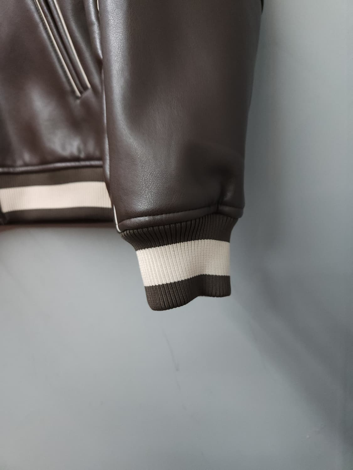 골라 Gola 시네틱 레더 바시티 자켓 상품이미지6